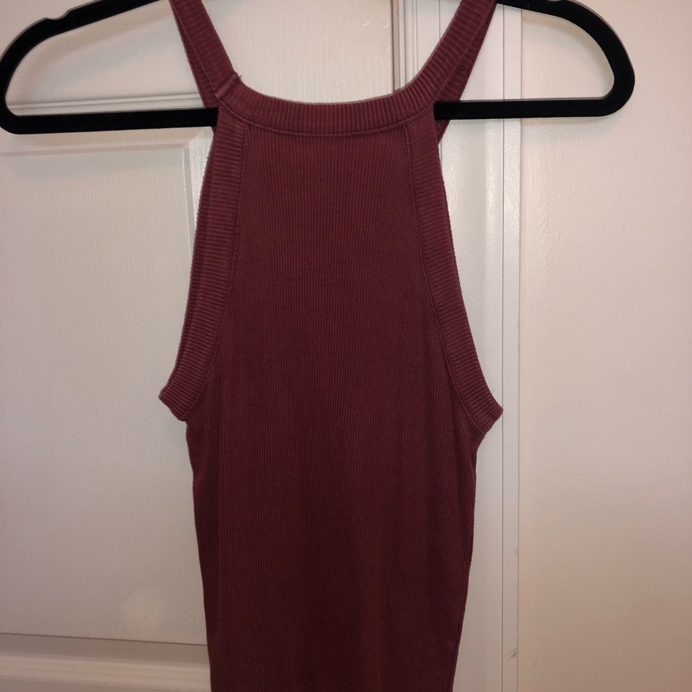 American Eagle Maroon Tank Top
